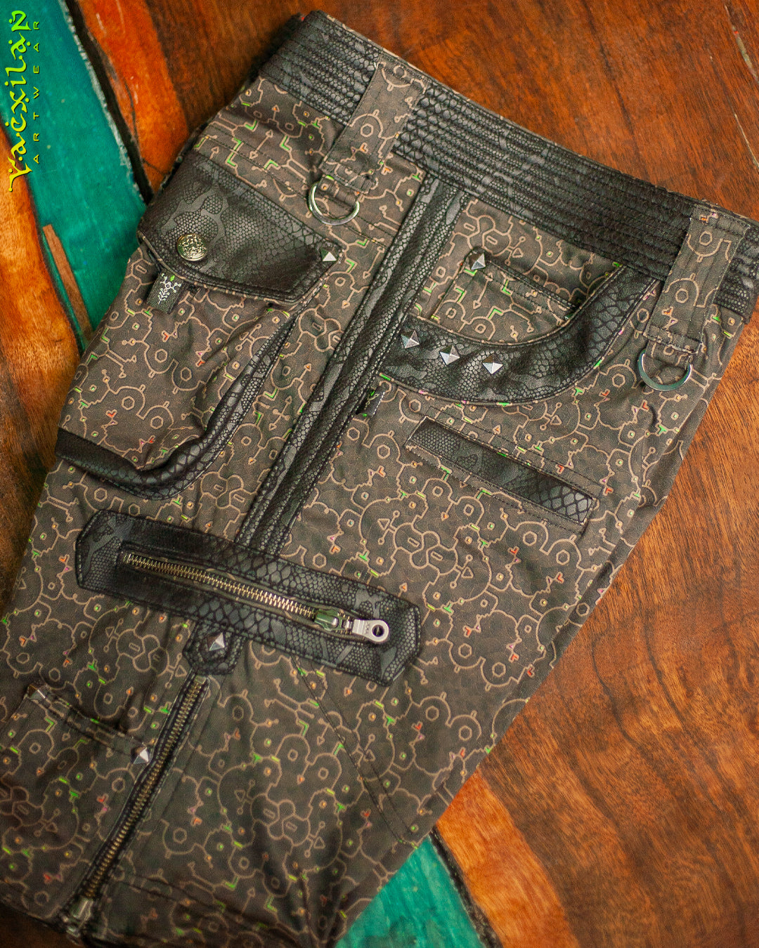 Flying Short Men / Twill Fake Leather Patches - REBIRTH OF IKARO BOA